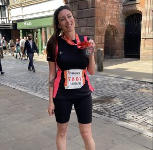 Hannah completes Chester Half Marathon